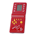 Miniatyrbild 1 av 3: Retro bärbar klassisk handhållen Tetris-spelkonsol - 8-bitars vintage med tidlöst spelande och LCD-skärm - spelbar var som helst Red