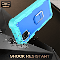 Miniatyrbild 3 av 5: Case för Samsung A12 5G Case, Galaxy A12 Case, Allytech Slim Fit Rugged 3-lagers stötsäkert skydd Hybrid Kickstand Phone case Cover för green+blue