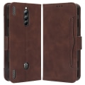 Miniatyrbild 1 av 5: För Zte Nubia Red Magic 8 Pro+ 5g / Red Magic 8 Pro 5g Flera kortplatser Telefonfodral Cover Pu Läder Phone case Brown