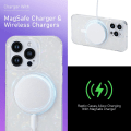 Miniatyrbild 2 av 3: Magsafe- case kompatibelt med Iphone 15 Pro Max, skalmönster Soft Tpu Stötsäkert cover för kvinnor tjej Purple For iPhone 15 Pro Max