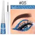 Miniatyrbild 5 av 5: Cmaadu 16 förpackningar med färgglada glitter glitterpulver eyeliner paljett Flash eyeliner flytande null none