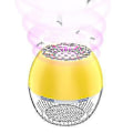 Miniatyrbild 2 av 4: USB inomhus insektsfälla frukt flugmyggdödare inomhus kök Bug Catcher yellow
