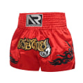 Miniatyrbild 1 av 5: Boxningsshorts Antifriktion Muay Thai kickboxningsshorts för män Red XS