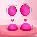 Miniatyrbild 2 av 5: Set med 2 menstruationskopp-ecoblossom Återanvändbar menstruationsdis - mjuk periodskiva Purple L