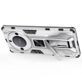 Miniatyrbild 2 av 5: For Honor Magic 5 Lite 5g /x40 5g / X9a 5g Kickstand Phone case Dropsäkert hård PC Mjuk Tpu Hybrid Cover Silver