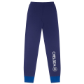 Miniatyrbild 3 av 5: Chelsea FC Boys Pyjamas Long Sublimation Kids OFFICIELL Fotbollspresent Royal Blue 13-14 Years