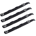 Miniatyrbild 1 av 5: 4-pack chassi hårddisk monteringsskenor Chassi hårddisk skenor för 3,5 tum Hdd fäste, svart Black none