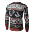 Miniatyrbild 2 av 3: Män Jul Roligt print ful T-shirt Xmas Party Casual Nyhet Långärmade toppar CT289 2XL