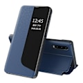 Miniatyrbild 1 av 5: För Huawei P30 Side Display Flip Case Dark Blue