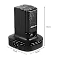 Miniatyrbild 4 av 4: Laddningsbas Laddstation Dock+2 Uppladdningsbart batteri för Xbox 360 Controle null none