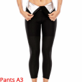 Miniatyrbild 1 av 4: Cxzd Body Shaper Byxor Bastu Shapers Hot Sweat Bastu Effekt Bantning Byxor Fitness Shapewear Träning Gym Leggings Fitness Byxor Z 4XL 5XL Pants A3 with hooks