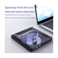 Miniatyrbild 4 av 5: Extern DVD CD-brännare brännare CD och DVD-spelare Typ C/usb3.0 Extern DVD CD-enhet för PC Laptop Windows 11/10/8/7 black none