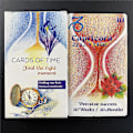 Miniatyrbild 1 av 5: Cards Of Time Oracle Hitta rätt ögonblick Tarotkort Pappershäfte Instruktioner Spanska Engelska Board Deck For Party78st Tt193 null none