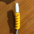 Miniatyrbild 4 av 5: Laddningskabelskydd för telefoner Laddarkablar (2st svart) null none