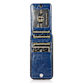 Miniatyrbild 5 av 5: För Iphone 7 / 8 / Se (2020) / Se (2022) Korthållare Phone case Kickstand Pu Läder + Tpu cover Dark Blue