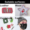 Miniatyrbild 5 av 5: Rhinestone Setter, Applicator Toolkit, Hot Fixed Wand Bedazzler Kit, 4080st, Ab Crystal, Clear, 14 färger, 7 tips, 4 Gems storlekar, pincett, null none