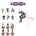 Miniatyrbild 4 av 5: Transformers tema Födelsedagsfest dekorationer transformatorer Dragflikar Tårta Insatser Ballonger Spiralberlocker Set A