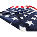 Miniatyrbild 4 av 4: Slängfilt Flanell Mikrofiberfilt Varmt överkast Usa Flag Fleece Resefiltar Soft Touch null none