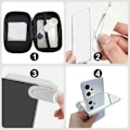 Miniatyrbild 2 av 5: Smartphone Camera Mirror Reflection Clip Kit, Mobiltelefon Reflection Camera Clip Selfie Reflector, Mobile Phone Shooting Supplies Black