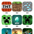 Miniatyrbild 4 av 4: Minecraft Alarm Clock Led Night Light F3