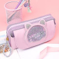 Miniatyrbild 1 av 4: Shxx case koreansk canvas brevpapper Quicksand Söt brevpapper box Creative Penc null none