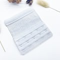 Miniatyrbild 1 av 4: 3 rader 5 krokar BH-förlängare för kvinnors elastiska BH-förlängningsrem Justerbar bälteskrok white