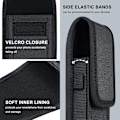 Miniatyrbild 4 av 6: Case Nylon med cover för Samsung Galaxy A02s A12 A32 A42 A51 A52 A71 A72 S20 FE S10+ S9 A01 black none