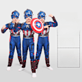 Miniatyrbild 2 av 4: Halloween-dräkt Barn Avengers Captain America Iron Man Spiderman Optimus Prime Muskel-dräkt Children's muscle Thor M