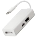 Miniatyrbild 3 av 5: Usb-c Magsafe Adapter 3 i 1 Typ-c till Magsafe 1/2 Converter Adapter för bärbara datorer Bärbara datorer Smartphones Black