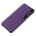 Miniatyrbild 2 av 5: For Honor 90 Lite 5g/x50i 5g View Window Phone case Pu Läder Stötsäkert Stand Cover Purple