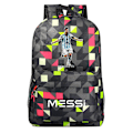 Miniatyrbild 4 av 5: Messi Skolryggsäck Reseryggsäck Tonåring Flicka Pojkar Laptop Multifunktionsryggsäck Wateroof Mochila Mujer style 32 none