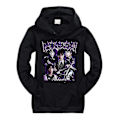 Miniatyrbild 2 av 2: Wendnesday Addams Hoodie Pojkar Luvtröja för tjejer Barntröja Thin Style K (130cm)5-6 Years White