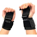 Miniatyrbild 1 av 5: 1st Handledslyftkrok - Lyftkrok i stål med halkfritt grepp - Lyftremmar, Styrketräning, Fitness, Crossfit, Tyngdlyftning - One null none