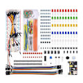 Miniatyrbild 4 av 5: Nytt Breadboard Set Electronics Component Diy Kit med plastlåda för R3 komponentpaket as shown none