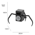 Miniatyrbild 1 av 2: Monitor vs Toilet Man's Building Block Toy Model Handgjord Spider Sound Man