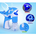 Miniatyrbild 3 av 5: Sommar Dolphin Bubble Machine Automatisk bubbelblåsare leksaker för barn Vuxna utomhusstrand (blå) null none