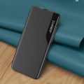 Miniatyrbild 4 av 5: For Honor 90 Lite 5g/x50i 5g View Window Phone case Pu Läder Stötsäkert Stand Cover Green