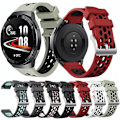 Miniatyrbild 2 av 5: Klockarmband För Watch Gt 2e Smart Watch Band Ersättning för Gt2e Gt2 E Armband 22mm Watch Armband ( färg Grå Svart Storlek För Gt2e Light Green Black For GT2e