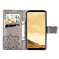 Miniatyrbild 2 av 5: Kompatibel med Samsung Galaxy S8 Plus Case Flip Cover Emboss Butterfly Soft Tpu Shockproof Shell Slim - Grå null none