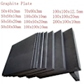 Miniatyrbild 1 av 4: Multi Sizes High Purity Graphite Plate High Temperature Elektrod Plate Graphite Plate Edm Carbon Graphite Plate 200x100x10mm none