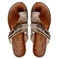 Miniatyrbild 1 av 4: Dam Ortopediska Retro Flats Tofflor Toe Ring Sandaler Sommar Beach Holiday Skor Gray EU37