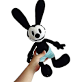 Miniatyrbild 1 av 5: Kawii Oswald The Lucky Rabbit Plyschleksaker Gosedjursdockor Personlig påkostad julfödelsedag null none