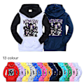 Miniatyrbild 1 av 2: Wendnesday Addams Hoodie Pojkar Luvtröja för tjejer Barntröja Thin Style K (130cm)5-6 Years White