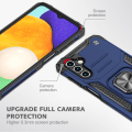 Miniatyrbild 3 av 9: TASHHAR Samsung Galaxy A04S case/A13 5G case med sekretessskärm och linsskydd Magnetisk ring Stativ Militärklass dubbellager Dura blue