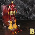 Miniatyrbild 1 av 4: Zd Toys Marvel Iron Man Mk1 Mk2 Mk3 Mk4 Mk5 Mk6 Mk7 Mk42 Mk43 7&quot; Film Actionfigur Iron-man Mark 1 2 3 4 5 6 7 42 43 Legends C MK6 B - Boxed