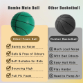Miniatyrbild 3 av 5: The Handleshh Silent Basketball - Premiummaterial, tyst och mjuk skumboll, tränings- och spelhjälpare Green 18cm