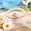 Miniatyrbild 2 av 5: Hamsterbadkarslåda Sandbadskål Lätt att rengöra Inget spill Hamster Spa null none