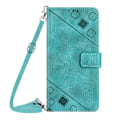 Miniatyrbild 2 av 4: Case till Ipod Touch 7 med långhalsband Läder Flip Cover Kompatibel med Ipod Touch 7 Case Green