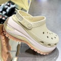 Miniatyrbild 2 av 2: Venalisa Dam Classic Mega Crush Clog Tjock Eva Platform Skor Tjock sula Slip On Sandaler tan 34-35