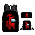 Miniatyrbild 1 av 7: Rymdvarulv dödande Bland oss student ryggsäck stil 16 style 16 Satchel
